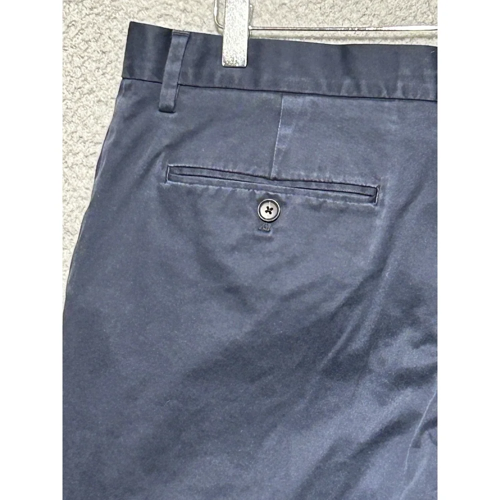 Banana Republic‎ Mason Athletic Tapered Fit Chinos Mens 35x32 Blue Pants Cotton